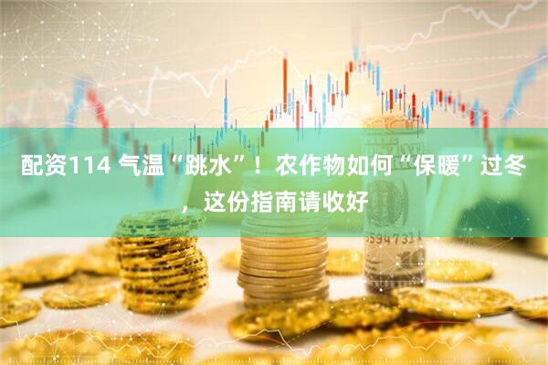 配资114 气温“跳水”！农作物如何“保暖”过冬，这份指南请收好