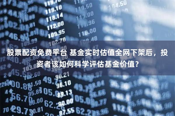 股票配资免费平台 基金实时估值全网下架后，投资者该如何科学评估基金价值？