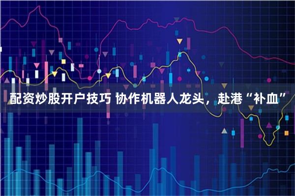 配资炒股开户技巧 协作机器人龙头，赴港“补血”
