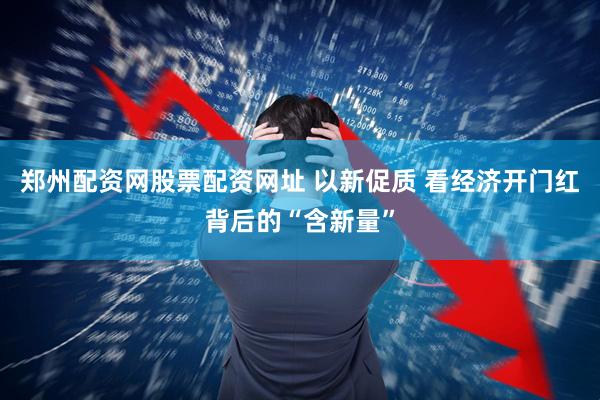 郑州配资网股票配资网址 以新促质 看经济开门红背后的“含新量”